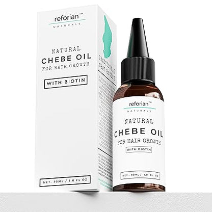 Chebe Oil for Hair Growth with Biotin With African Chebe Powder - Organic Hair Grease Tonic - Organic Rerowth Kibbeh African Oil