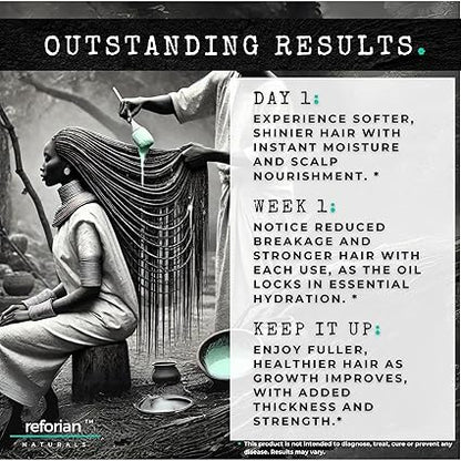 Chebe Oil for Hair Growth with Biotin With African Chebe Powder - Organic Hair Grease Tonic - Organic Rerowth Kibbeh African Oil